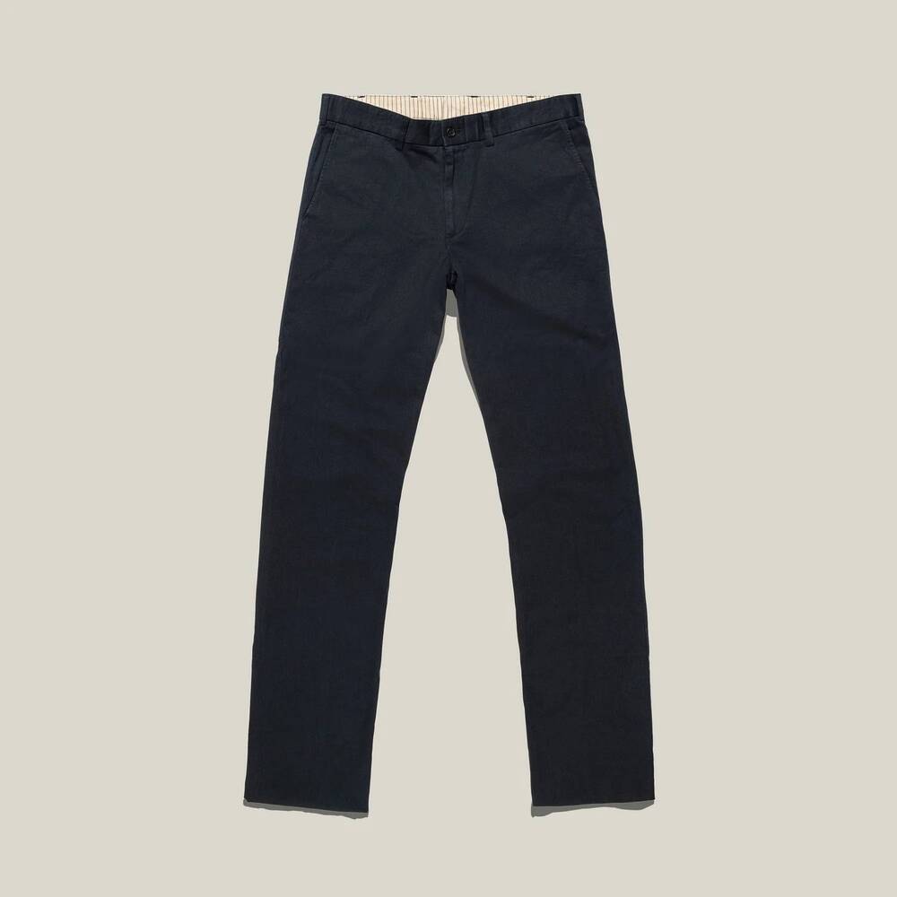 NEW BILLS KHAKIS men's straight fit vintage twills pants in navy